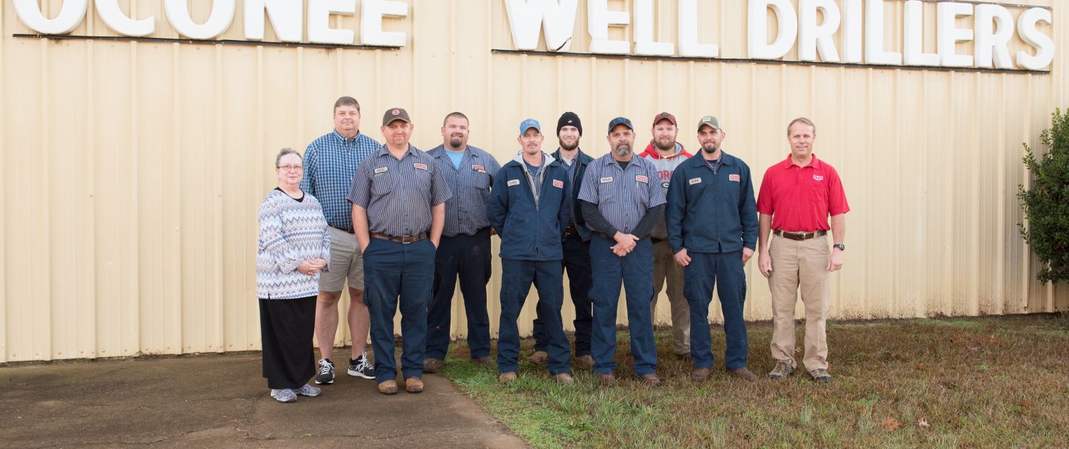 Professional Staff at Oconee Well Drillers